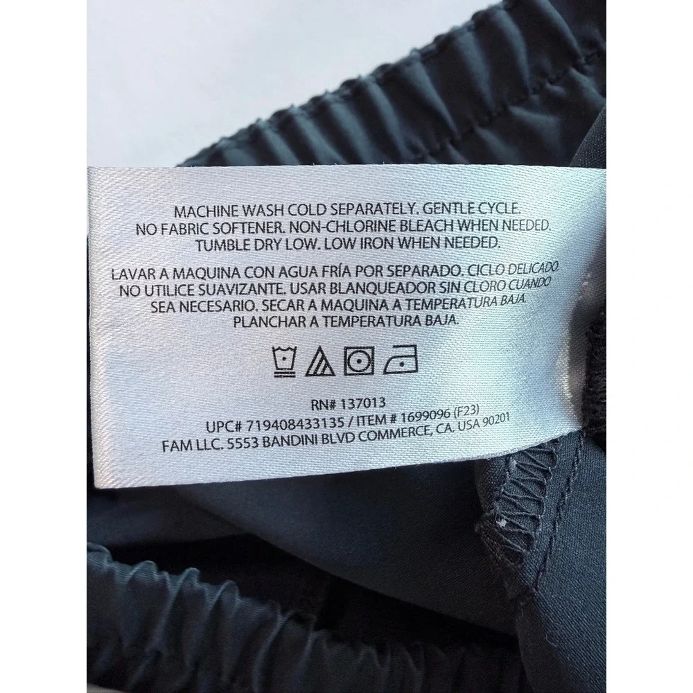 Banana Republic‎ Core Temp Pant Mens 30 Black Ripstop Elastic Waist